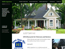 Tablet Screenshot of heflininspection.com